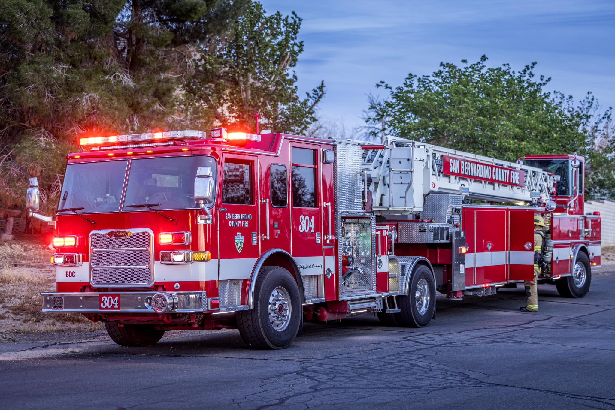 San Bernardino County Fire Truck