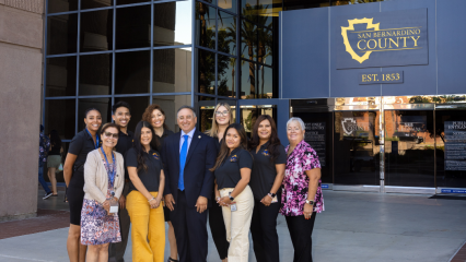 Fifth District Staff and Supervisor Baca Jr.