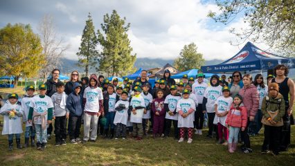 Supervisor Baca, Jr. along with the participants of the 2024 Fishing Day