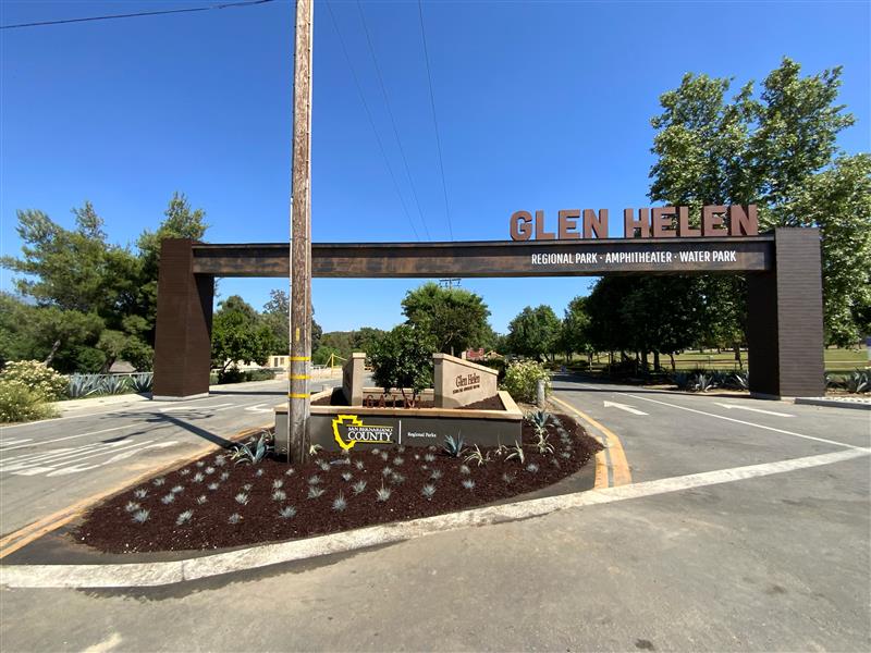 Glen Helen New Entrance Monuments